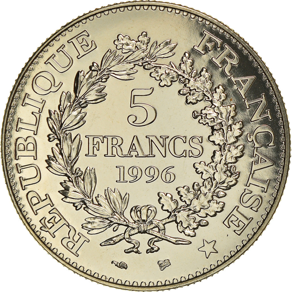 Monnaie, France, Hercule, 5 Francs, 1996, Paris, FDC, Nickel, Gadoury:777