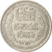 Tunisia, Ahmad Pasha Bey, 20 Francs, 1934, Paris, AU(50-53), Silver, KM:263