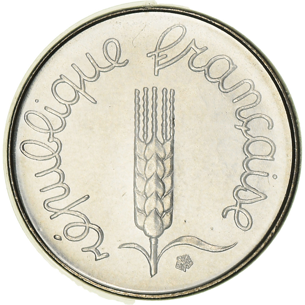Coin, France, Épi, Centime, 1975, Paris, MS(65-70), Stainless Steel, KM:928