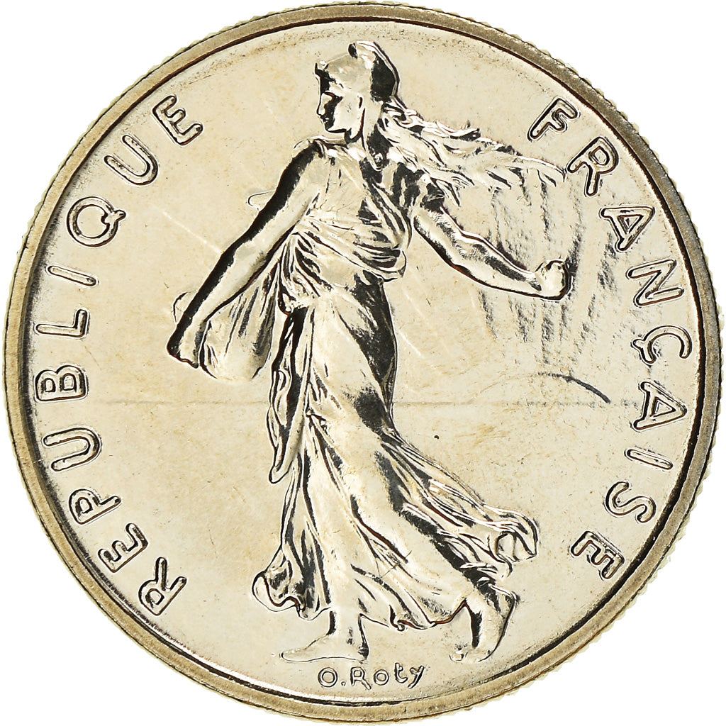 Coin, France, Semeuse, 1/2 Franc, 1992, Paris, Frappe médaille, MS(65-70)