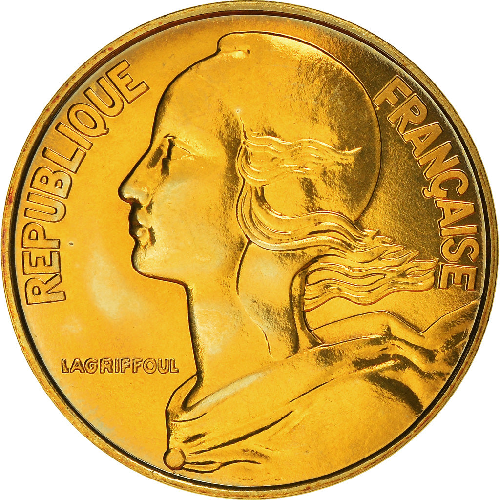 Moneta, Francia, Marianne, 20 Centimes, 1992, Paris, Frappe médaille, FDC