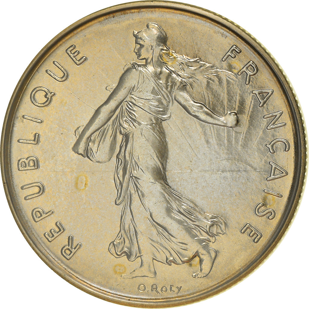 Coin, France, Semeuse, 5 Francs, 1979, Paris, MS(65-70), Nickel Clad