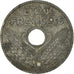 Coin, France, État français, 20 Centimes, 1941, Cannelures Larges, VF(30-35)