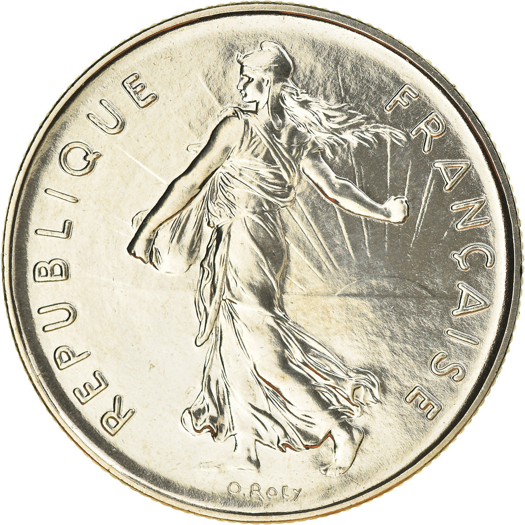Coin, France, Semeuse, 5 Francs, 1988, Paris, MS(64), Nickel Clad Copper-Nickel