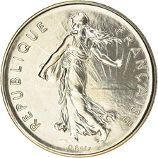 Coin, France, Semeuse, 5 Francs, 1988, Paris, MS(64), Nickel Clad Copper-Nickel