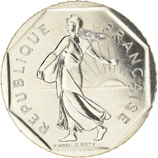 Coin, France, Semeuse, 2 Francs, 1988, Paris, MS(65-70), Nickel, KM:942.1