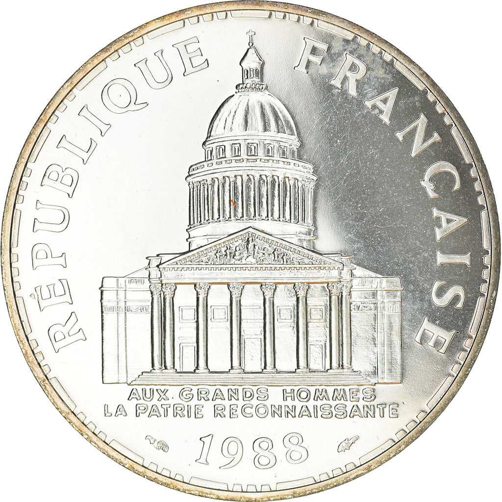 Monnaie, France, Panthéon, 100 Francs, 1988, Paris, SPL, Argent, Gadoury:898