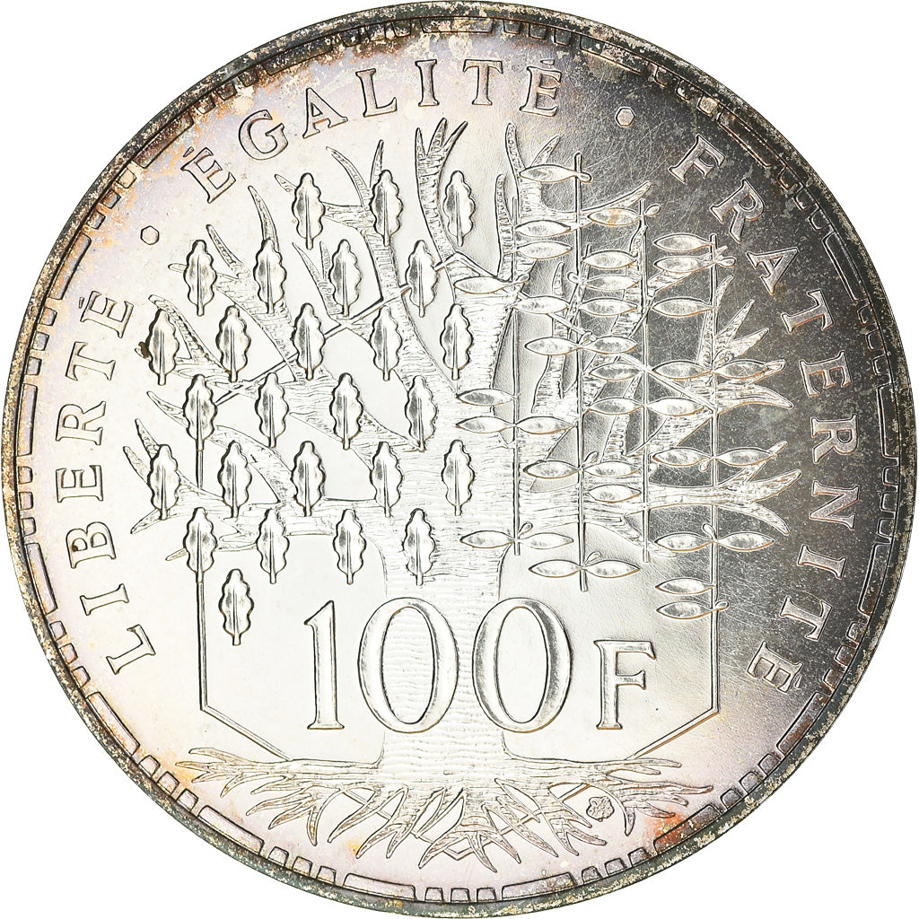 Monnaie, France, Panthéon, 100 Francs, 1988, Paris, SPL, Argent, Gadoury:898