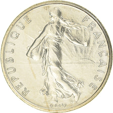 Moneta, Francja, Semeuse, 1/2 Franc, 1980, Paris, FDC, MS(65-70), Nikiel