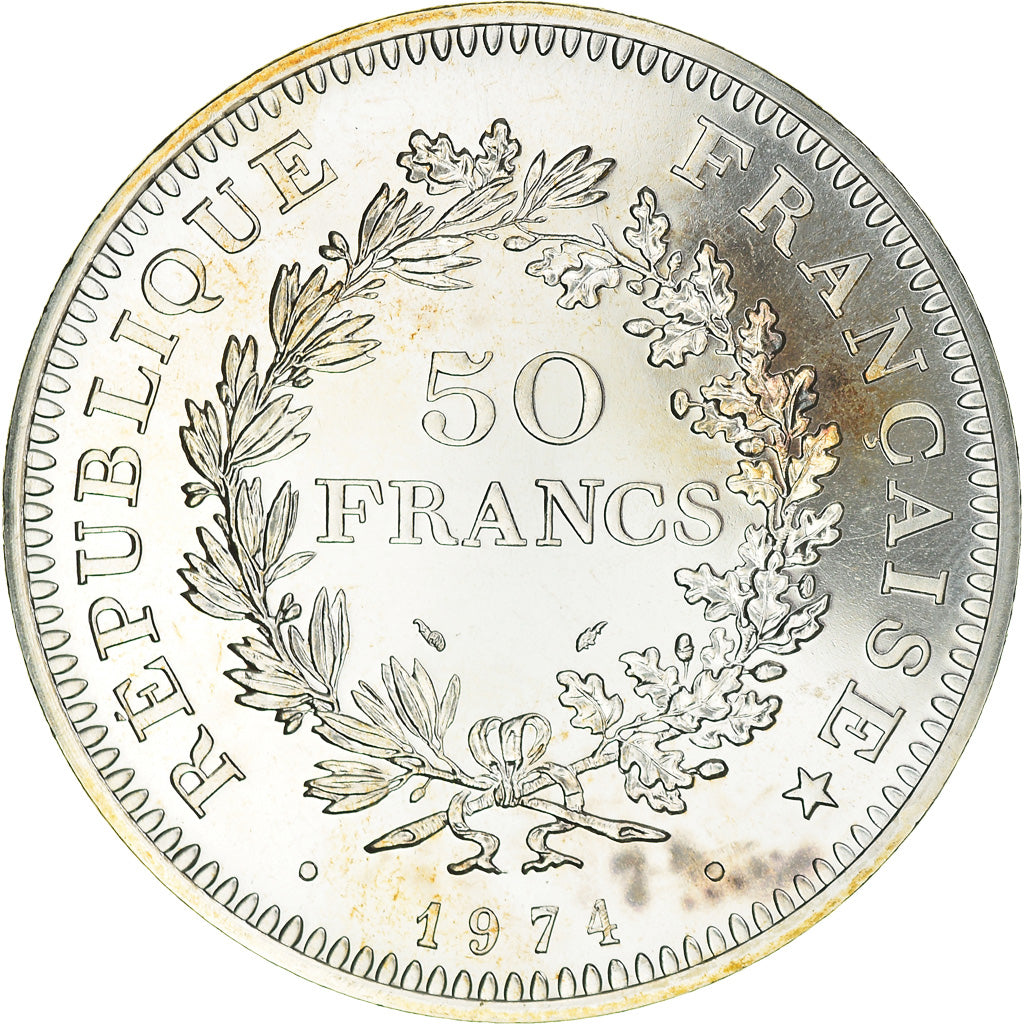 Monnaie, France, Hercule, 50 Francs, 1974, Paris, FDC, FDC, Argent, KM:941.1