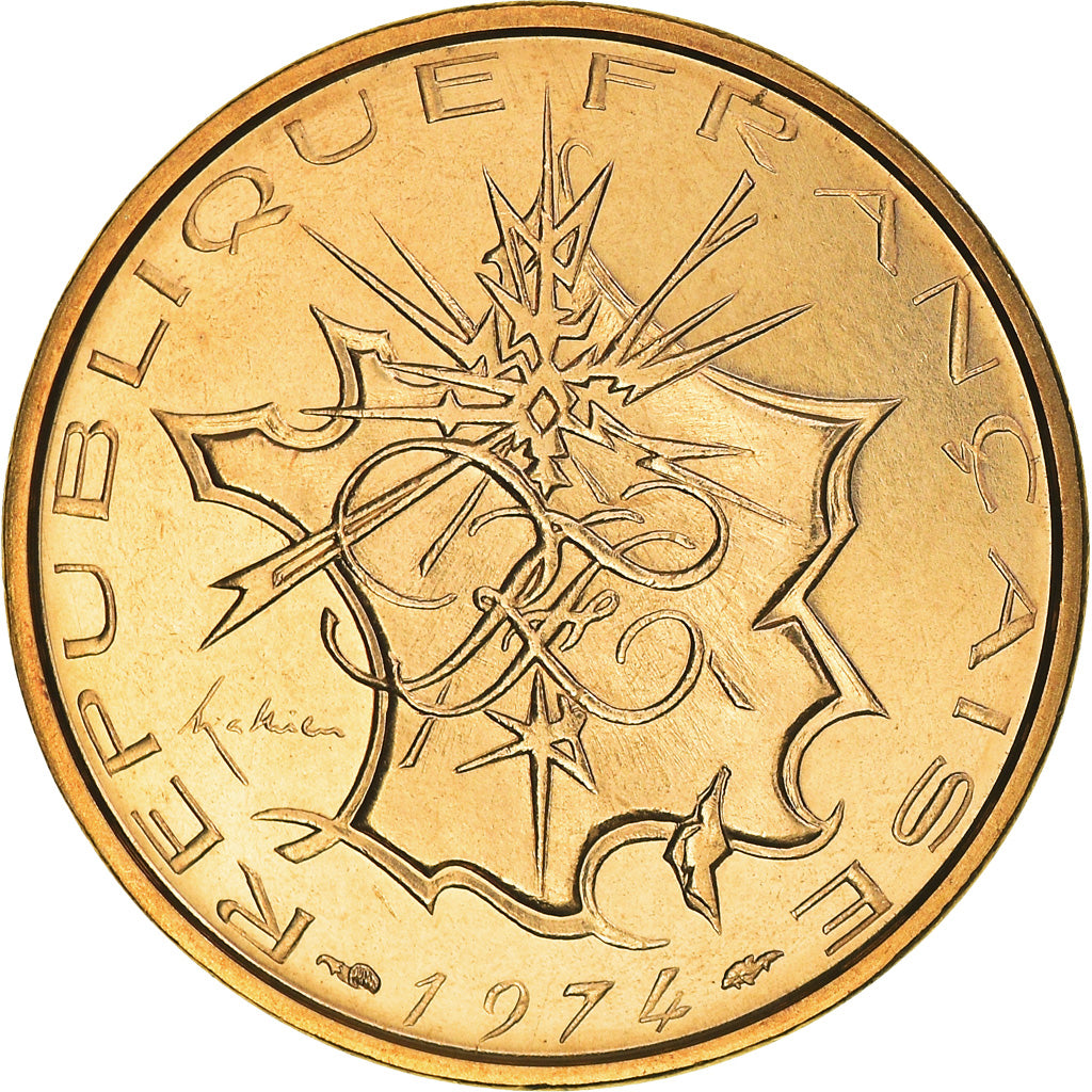 Monnaie, France, Mathieu, 10 Francs, 1974, Paris, FDC, Nickel-Cuivre