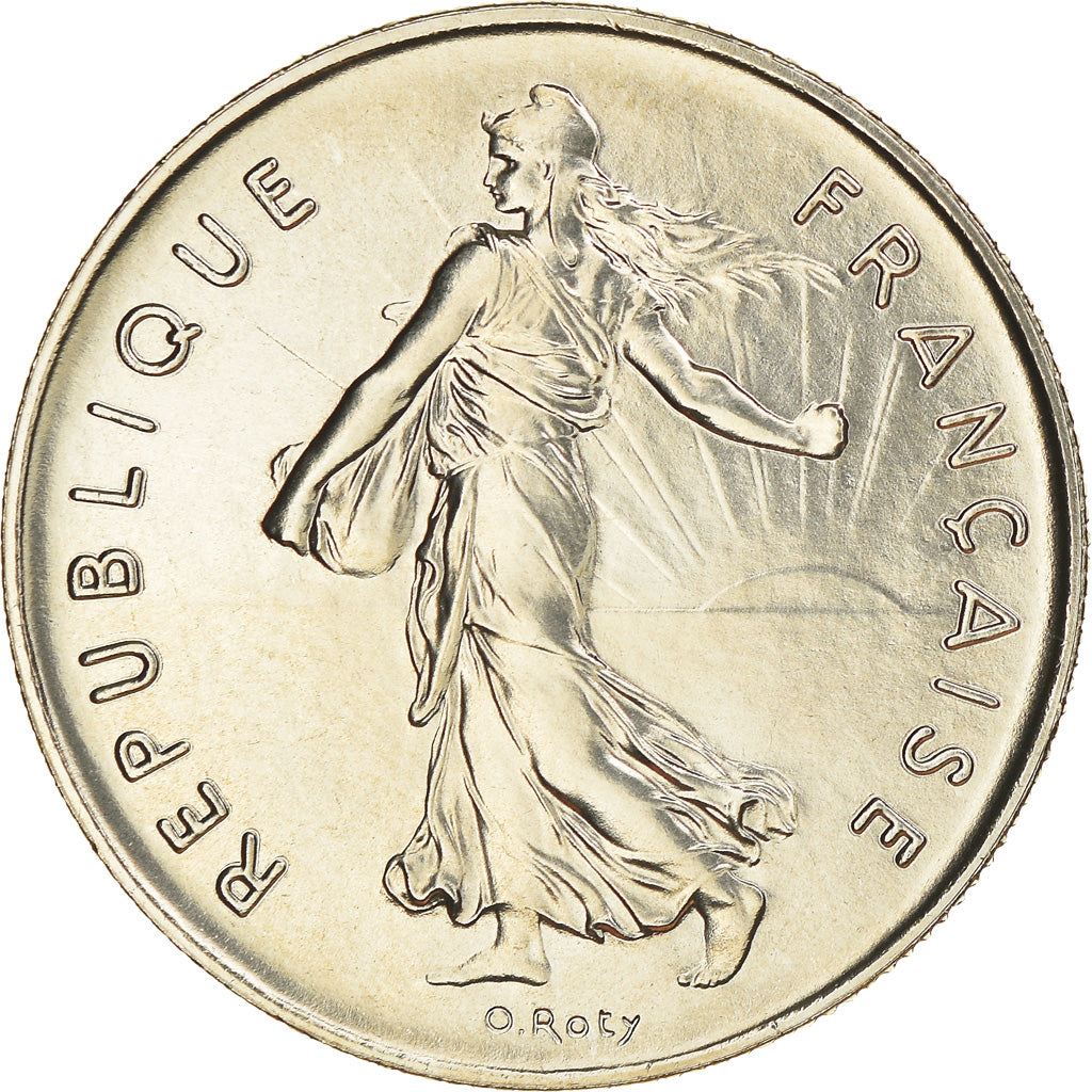 Monnaie, France, Semeuse, 5 Francs, 1974, Paris, FDC, Nickel Clad Copper-Nickel