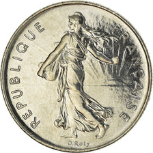 Coin, France, Semeuse, 5 Francs, 1998, Paris, MS(64), Nickel Clad Copper-Nickel