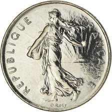 Coin, France, Semeuse, 5 Francs, 1998, Paris, MS(64), Nickel Clad Copper-Nickel