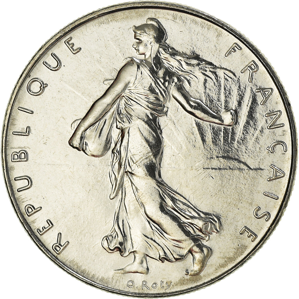 Munten, Frankrijk, Semeuse, Franc, 1998, Paris, UNC, Nickel, KM:925.1