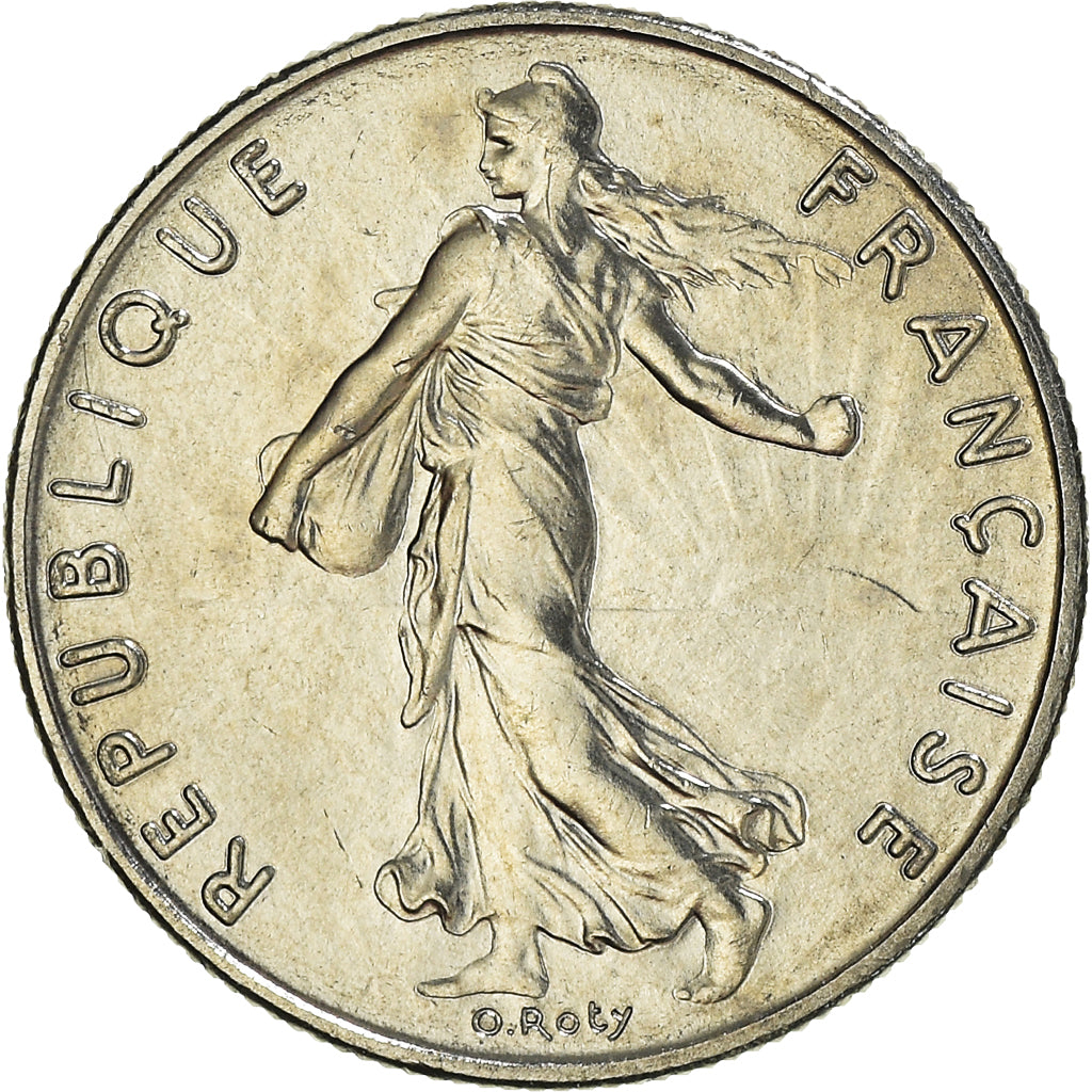 Coin, France, Semeuse, 1/2 Franc, 1998, Paris, FDC, MS(65-70), Nickel, KM:931.1