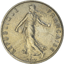 Coin, France, Semeuse, 1/2 Franc, 1998, Paris, MS(64), Nickel, KM:931.1