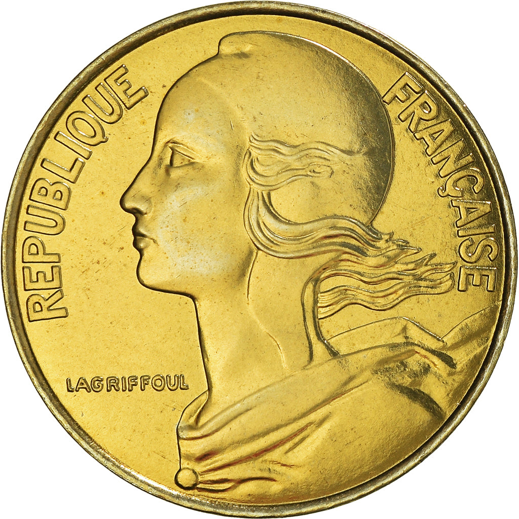 Münze, Frankreich, Marianne, 20 Centimes, 1998, Paris, STGL, Aluminum-Bronze