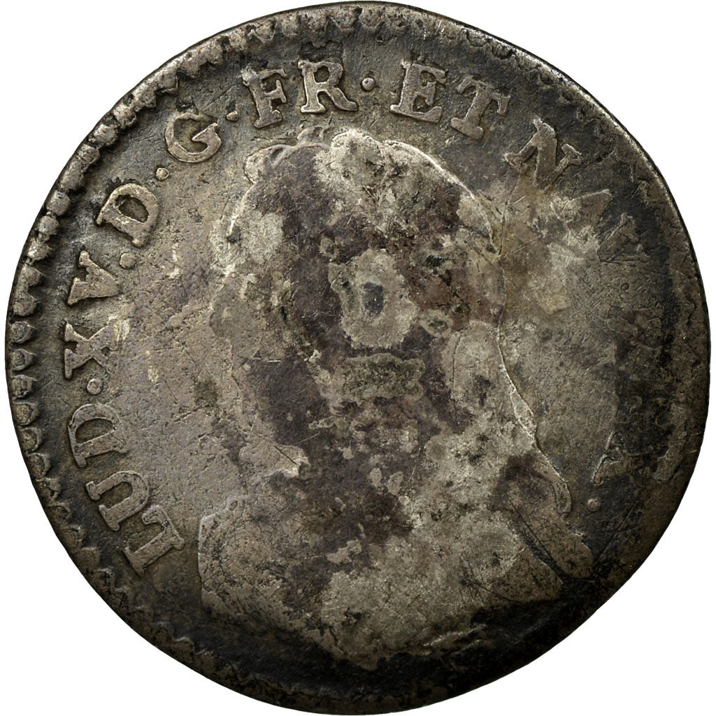 Münze, Frankreich, Louis XV, 1/20 Écu  aux branches d'olivier (6 sols), 6