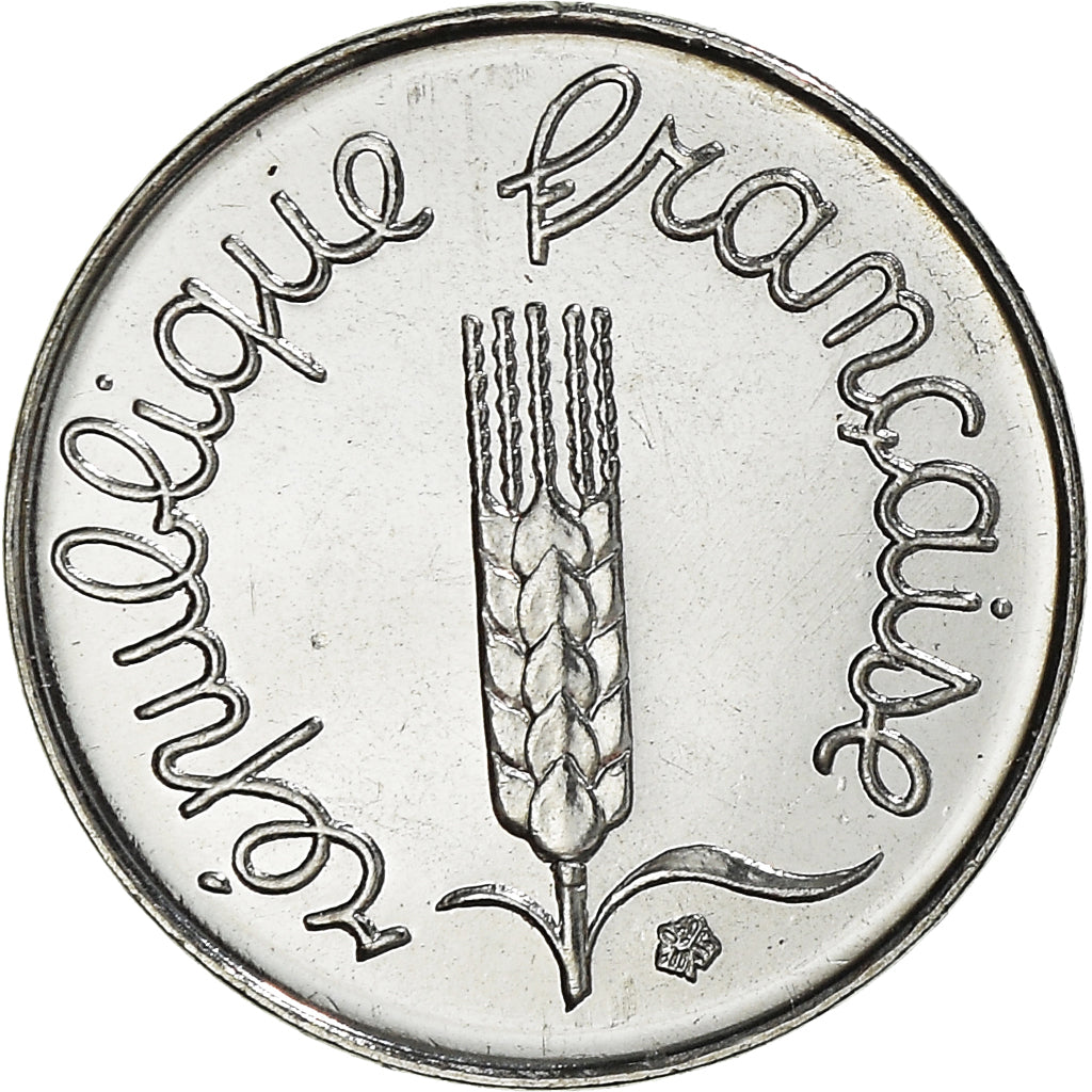 Coin, France, Épi, Centime, 1998, Paris, MS(64), Stainless Steel, KM:928