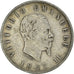 Moneta, Italia, Vittorio Emanuele II, 2 Lire, 1863, Naples, MB+, Argento