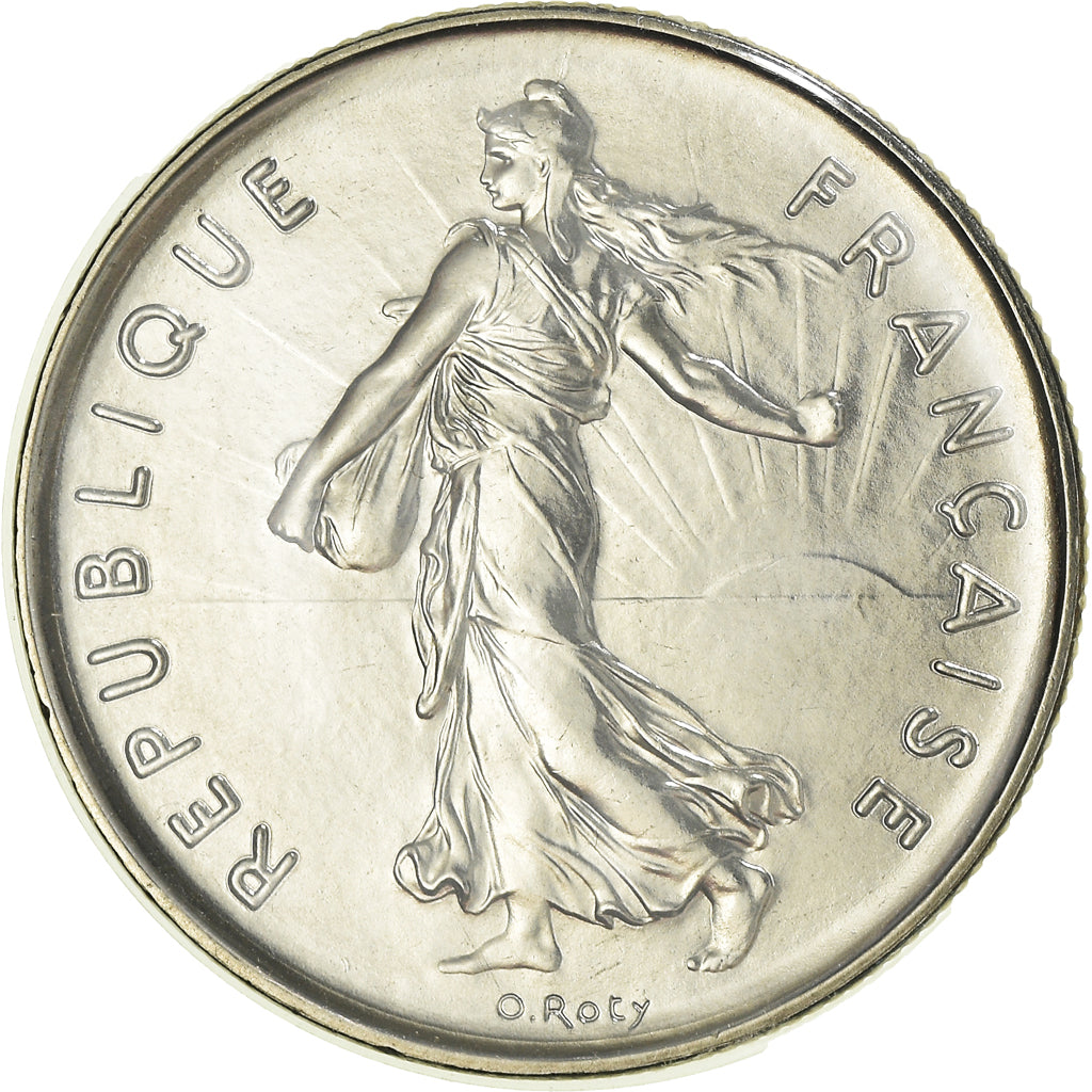Coin, France, Semeuse, 5 Francs, 1978, Paris, MS(65-70), Nickel Clad