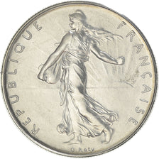 Coin, France, Semeuse, Franc, 1977, Paris, FDC, MS(65-70), Nickel, KM:925.1
