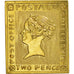 Francia, medaglia, 125e anniversaire du timbre poste, Post Office Mauritius