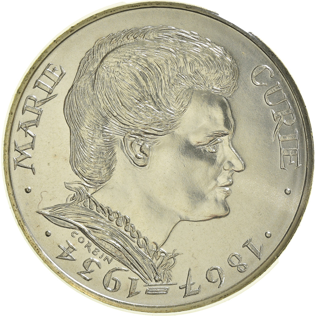 Monnaie, France, Marie Curie, 100 Francs, 1984, FDC, FDC, Argent, Gadoury:899