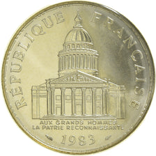 Coin, France, Panthéon, 100 Francs, 1983, Paris, FDC, MS(65-70), Silver