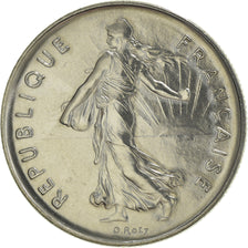 Moneta, Francia, Semeuse, 5 Francs, 1981, Paris, FDC, FDC, Nichel placcato