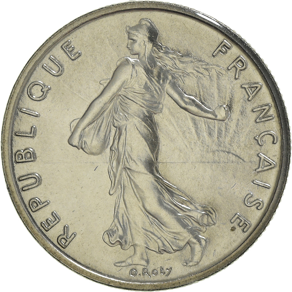 Coin, France, Semeuse, 1/2 Franc, 1981, Paris, FDC, MS(65-70), Nickel, KM:931.1