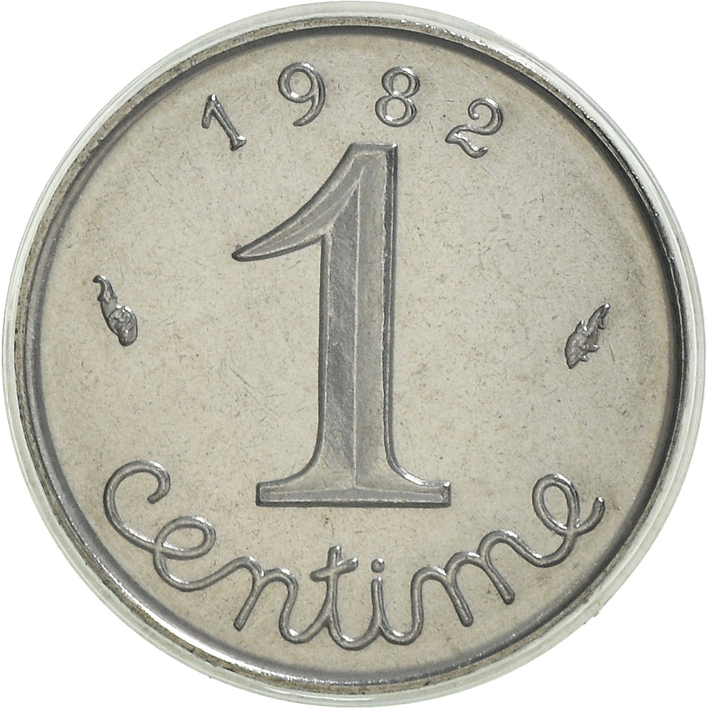 Coin, France, Épi, Centime, 1982, Paris, FDC, MS(65-70), Stainless Steel