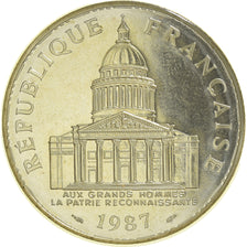 Moneta, Francia, Panthéon, 100 Francs, 1987, Paris, FDC, FDC, Argento