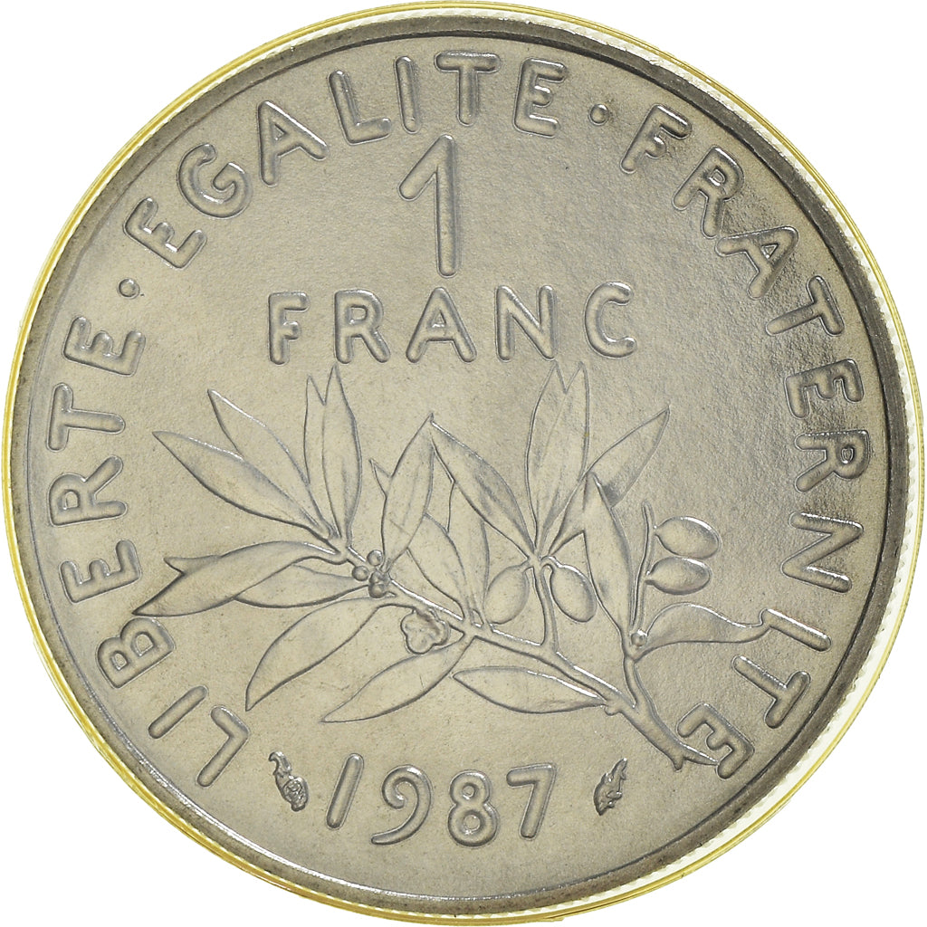Monnaie, France, Semeuse, Franc, 1987, Paris, FDC, FDC, Nickel, Gadoury:474