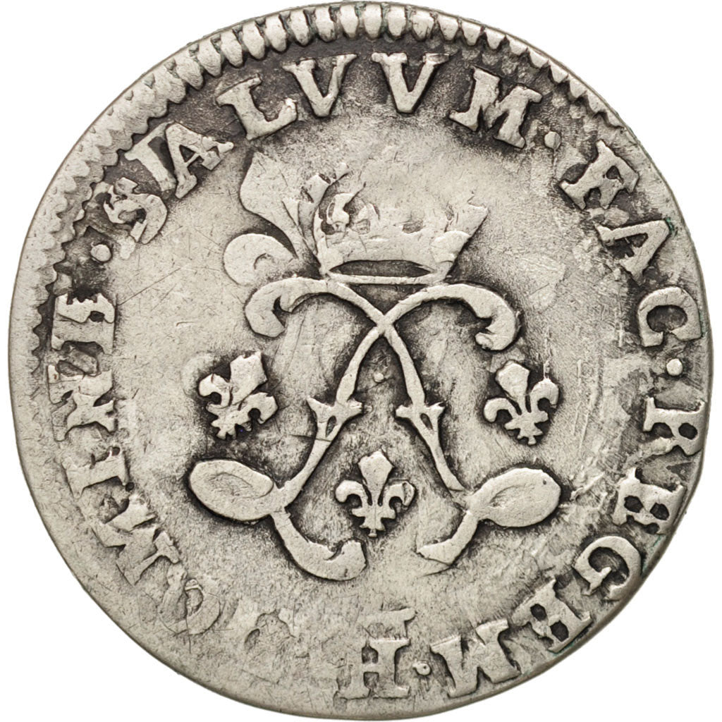 France, Louis XIV, 4 Sols aux 2 L, 4 Sols 2 Deniers, 1692, La Rochelle, KM 281.6