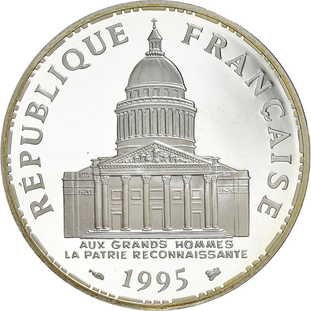 Coin, France, Panthéon, 100 Francs, 1995, Paris, Proof, MS(64), Silver
