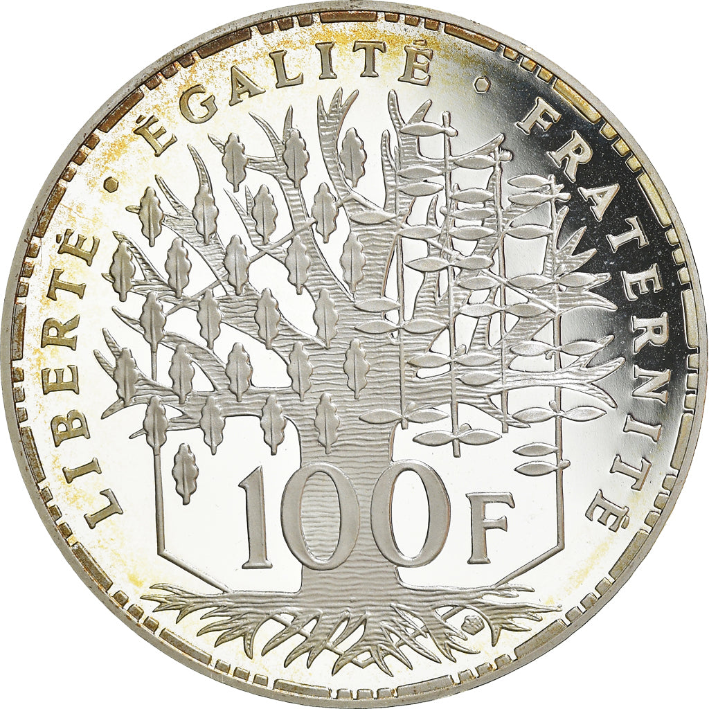 Coin, France, Panthéon, 100 Francs, 1995, Paris, Proof, MS(64), Silver