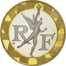 Moneta, Francia, Génie, 10 Francs, 1995, Paris, Proof, FDC, Bi-metallico