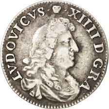 Francia, Louis XIV, 4 Sols dits « des Traitants », 4 Sols, 1675, Lyon, MB...
