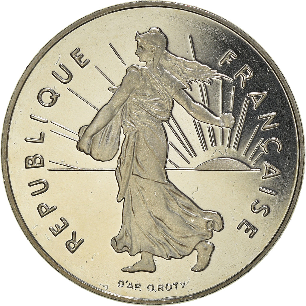 Coin, France, Semeuse, Franc, 1995, Paris, Proof, MS(65-70), Nickel, KM:925.1