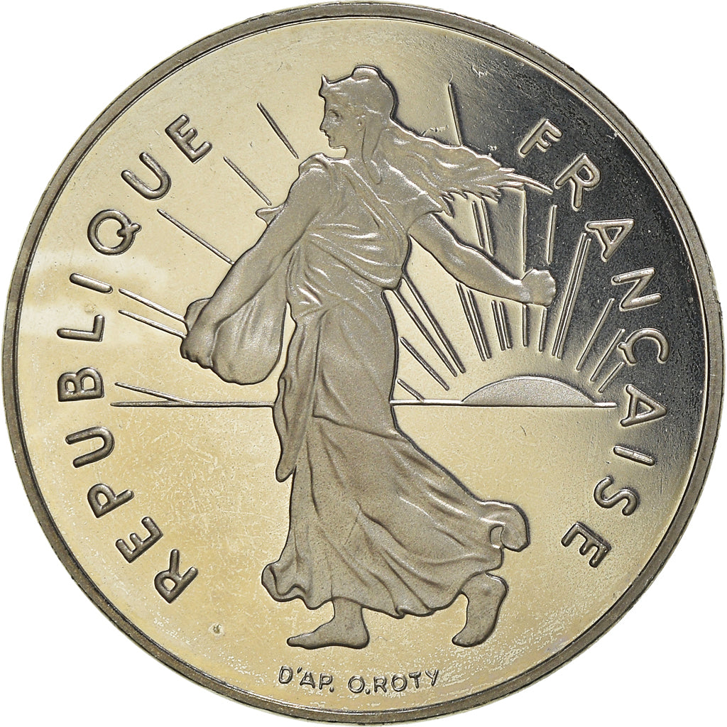 Coin, France, Semeuse, Franc, 1995, Paris, Proof, MS(65-70), Nickel, KM:925.1