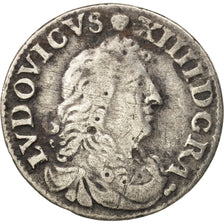 France, Louis XIV, 4 Sols dits « des Traitants », 4 Sols, 1677, Vimy,KM232.2