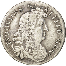 France, Louis XIV, 4 Sols dits « des Traitants », 4 Sols, 1676, Paris,KM232.1