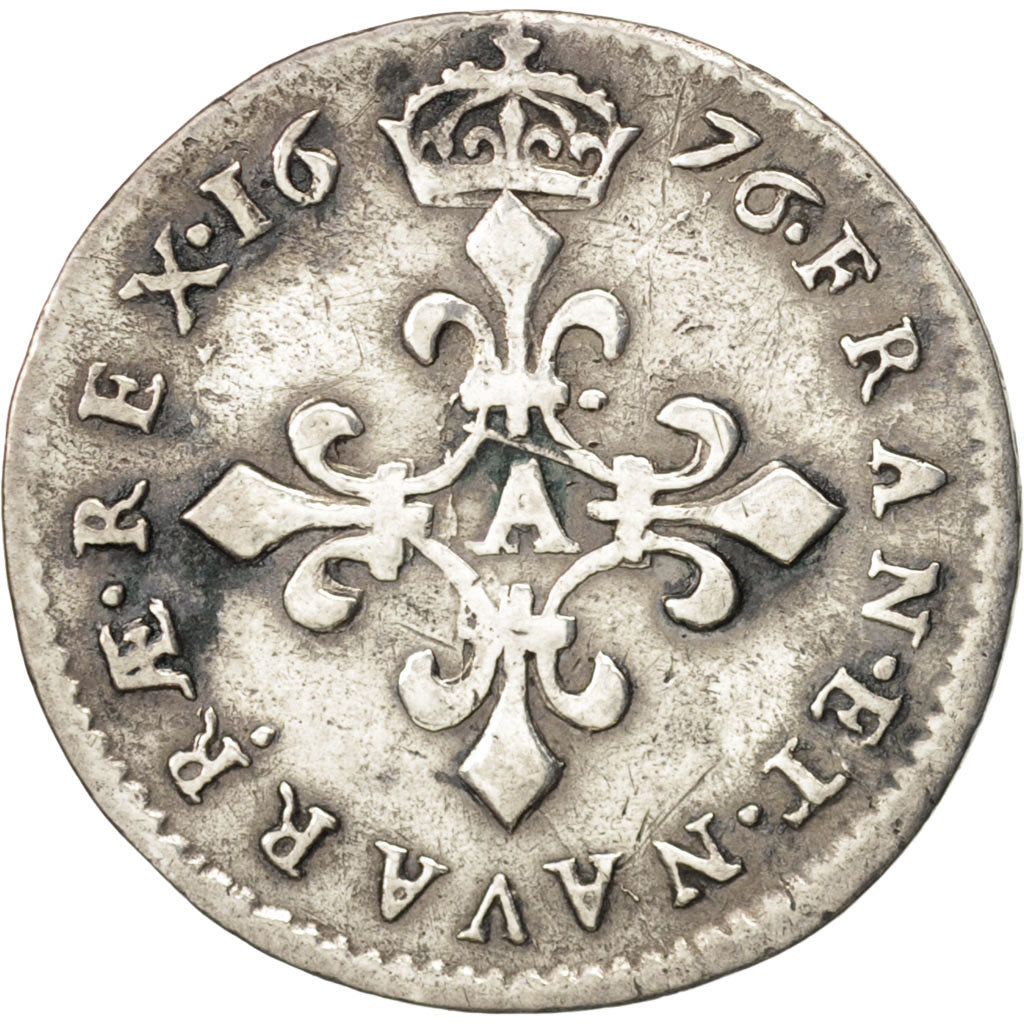 France, Louis XIV, 4 Sols dits « des Traitants », 4 Sols, 1676, Paris,KM232.1
