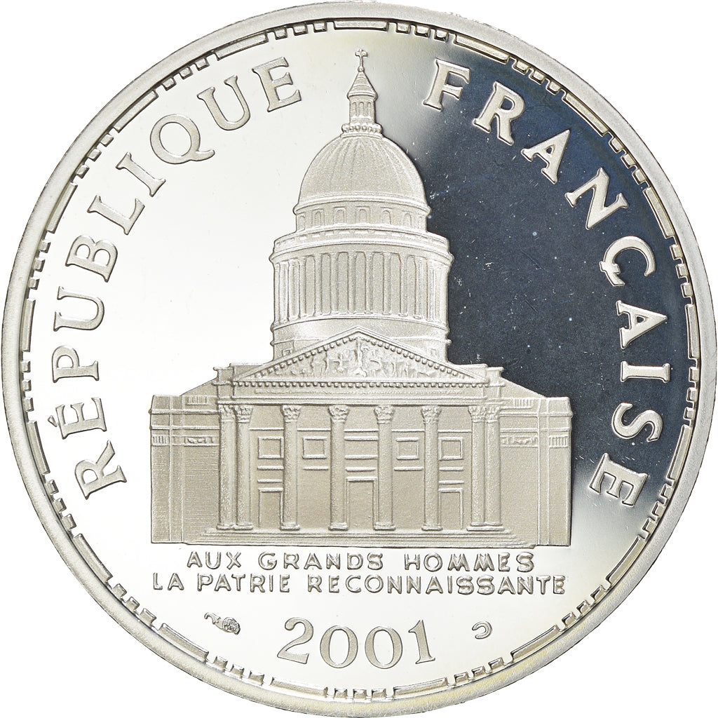 Coin, France, Panthéon, 100 Francs, 2001, Paris, Proof, MS(65-70), Silver