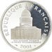 Coin, France, Panthéon, 100 Francs, 2001, Paris, Proof, MS(65-70), Silver