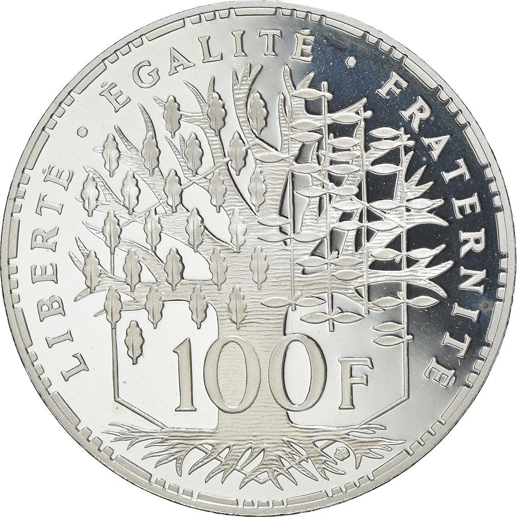 Moneta, Francia, Panthéon, 100 Francs, 2001, Paris, Proof, FDC, Argento