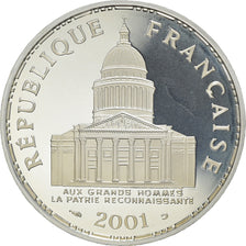 Moneta, Francia, Panthéon, 100 Francs, 2001, Paris, Proof, FDC, Argento
