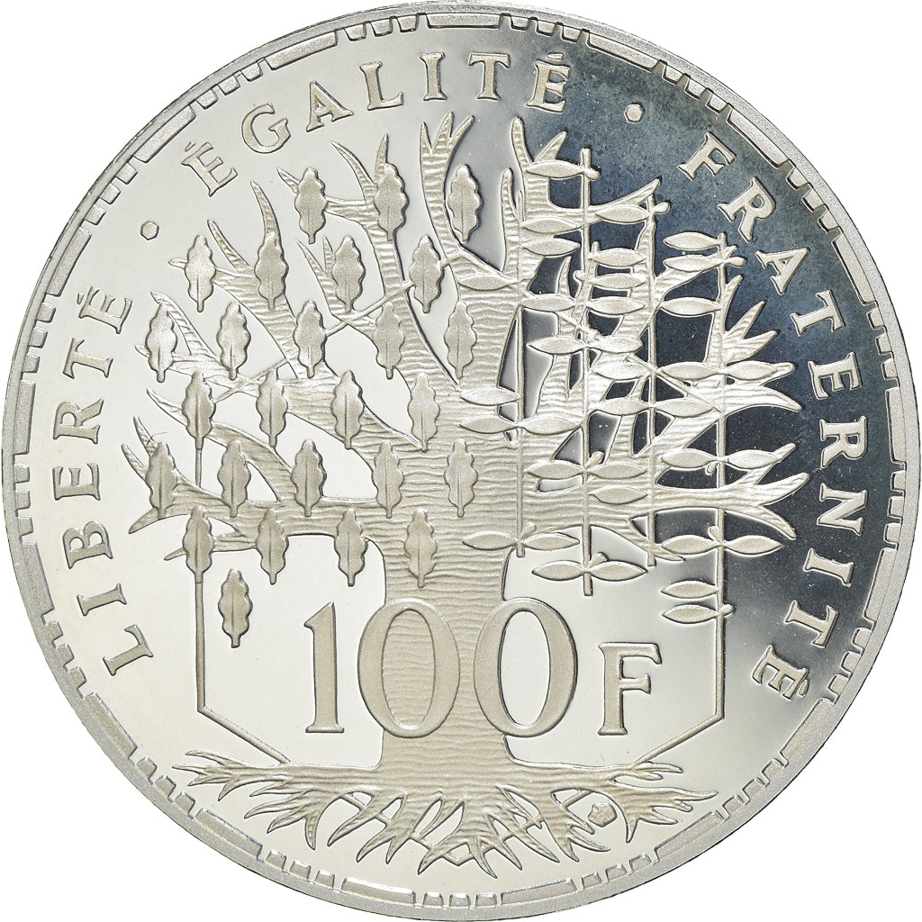 Moneta, Francia, Panthéon, 100 Francs, 2001, Paris, Proof, FDC, Argento